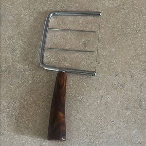 Vintage Cheese & vegetable Slicer with Wooden Handle